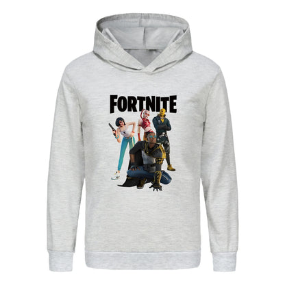 Felpa con cappuccio Fortnite per bambini, abbigliamento da principessa per bambine, abbigliamento moda per neonati, vestiti da maschietto, felpa primavera autunno, top per bambini 4403