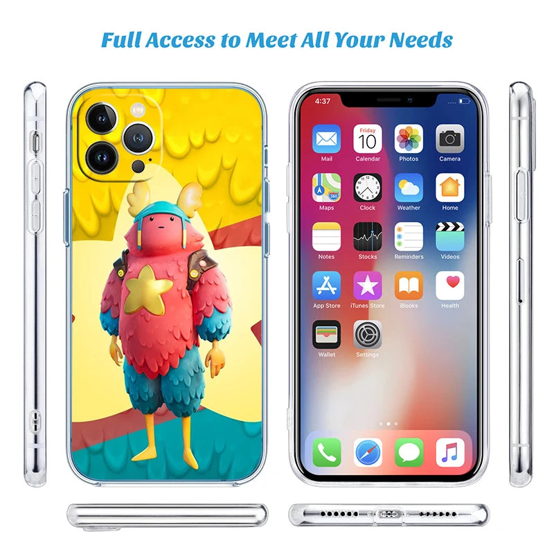 F-Fortnites-Poster transparente Handyhülle für Samsung Galaxy A04 A04S A14 A23 A34 A54 M23 M33 M52 M53