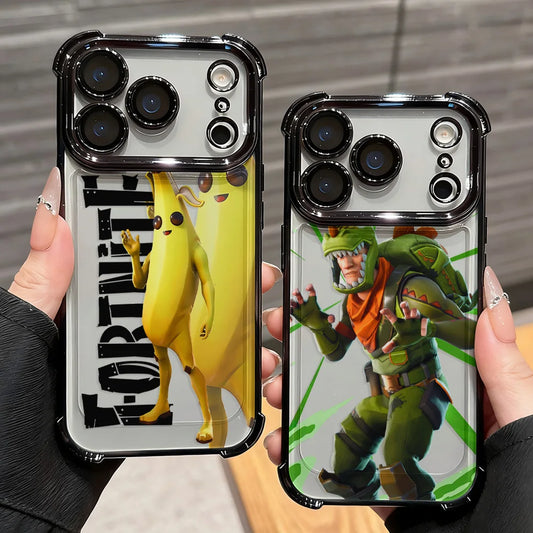 Hot Fortnites Game Plating Phone Case For iPhone 17 17e 16e 16 15 14 13 12 11 Pro Max X XR XSMax 7 8 Mini Air Plus Anti-Fall