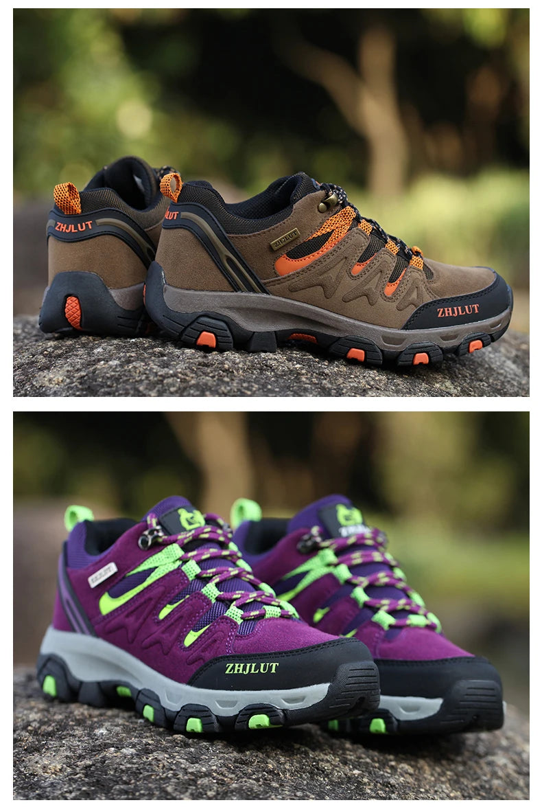 Bottes de randonnée pro-montagne pour sports de plein air, chaussures de trekking pour hommes et femmes, chaussures de marche résistantes à l'usure, chaussures d'escalade d'été
