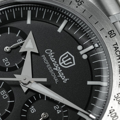 Reloj para hombre Watchdives New Wd1863 de cuarzo VK63, cronógrafo, cristal de zafiro abombado, resistente al agua, 39Mm, acero, marca líder, lujo, negocios
