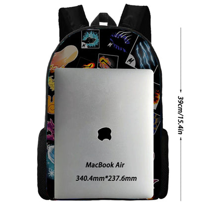 Mochila escolar infantil resistente para niño y niña, estilo shooter de videojuegos, regalo de cumpleaños para estudiantes, unisex, ideal para camping