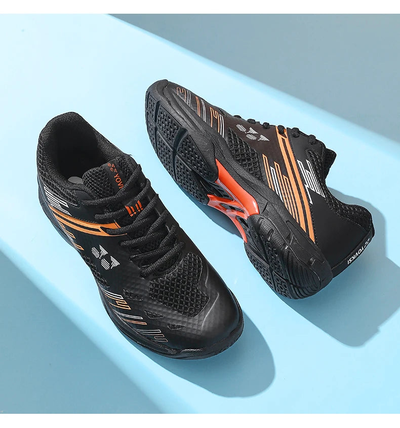 Professionelle Badminton-Schuhe, Sneaker, atmungsaktive, rutschfeste Tennis- und Sportschuhe für Herren und Damen, Trainingssneaker