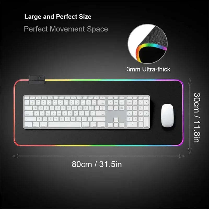 RGB Apex Legends Keyboard Mousepad Computer Gaming Cool Mouse Pad Speed Large Accessories Mouse Mats Office Desk Protector Mat