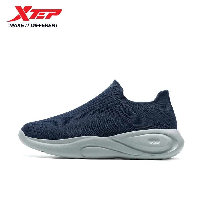 Xtep Anti-Slip Lightweight Soft Mid sole Rebound For Male Breathable Comfortable Casual Shoes 874219320013