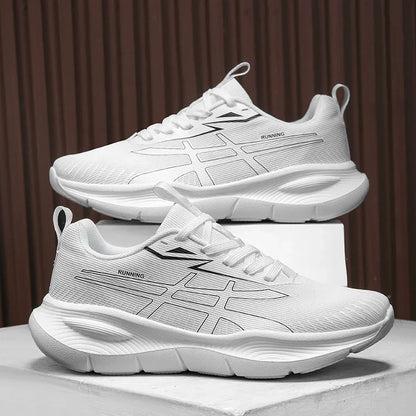 Men's Women EVA Sole Mesh Upper Breathable Running Shoes Soft Shock Absorbing Sports Shoes Unisex Sneakers Lightweight Footwear