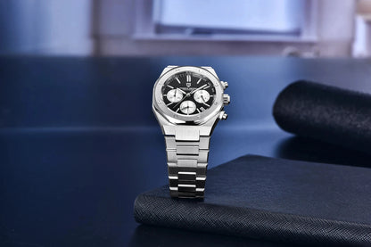 2025 PAGANI DESIGN PD1707 Mens Quartz Wristwatches 40MM Stainless Steel Sapphire Glass Waterproof Luxury Clock Gift Reloj Hombre