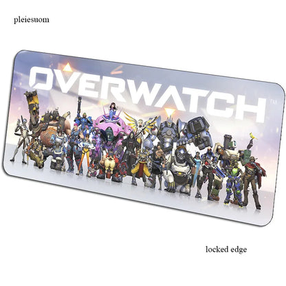 Alfombrilla de ratón gaming Overwatch con impresión HD, 900x400x3mm, alfombrilla gamer para escritorio de ordenador, económica, para notebook y PC