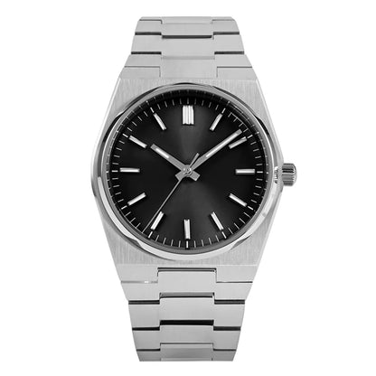 San Martin Reloj clásico para hombre 40mm Miyota 9015 reloj de vestir de lujo automático mecánico con pulsera de liberación rápida SN0023