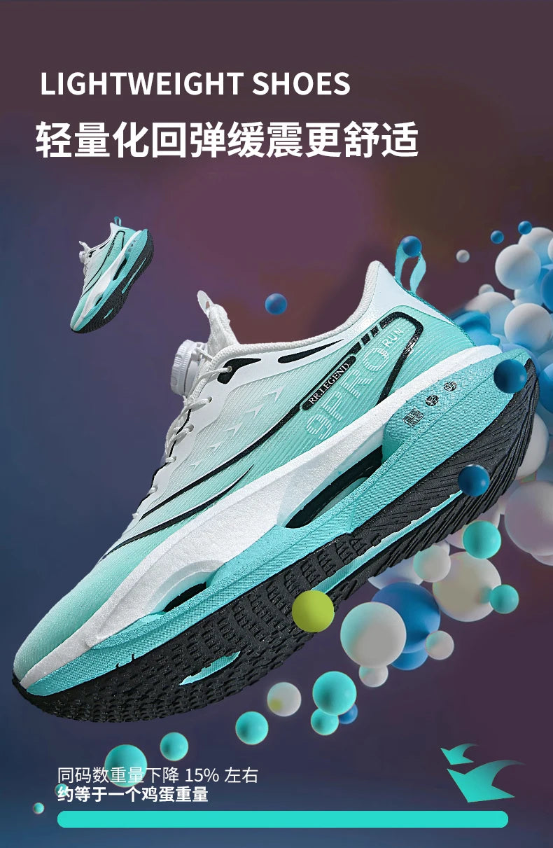 Running Shoes Carbon Board Speciality Marathon Men Sports Breathable Lightweight Women's Comfortable Athletic Nonskid Sneakers