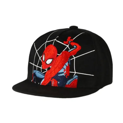 Anime Cartoon Spiderman Hats for Kids Toddler Baby Baseball Cap Spring Summer Children's Snapback Hip Hop Adjustable Caps