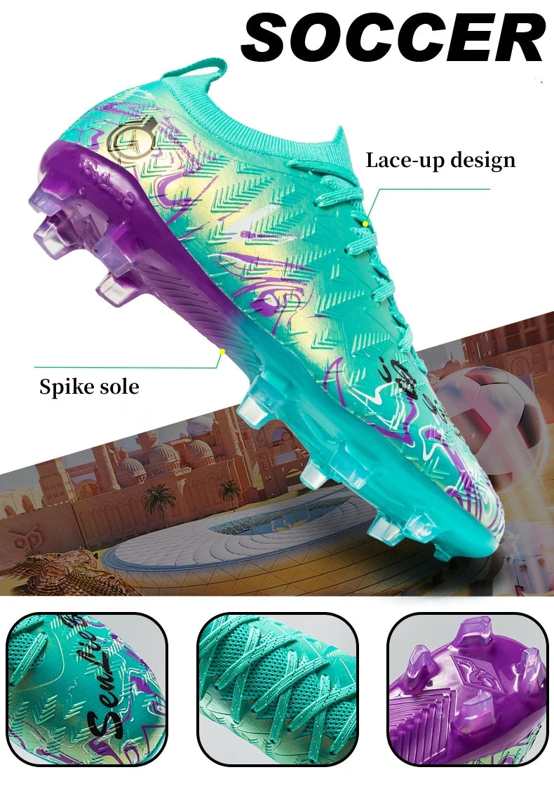 Professional Soccer Sneakers for Men and Women High Quality Fashion Men's Football Cleats Large Size 46 Futsal Shoes Men's Trainers