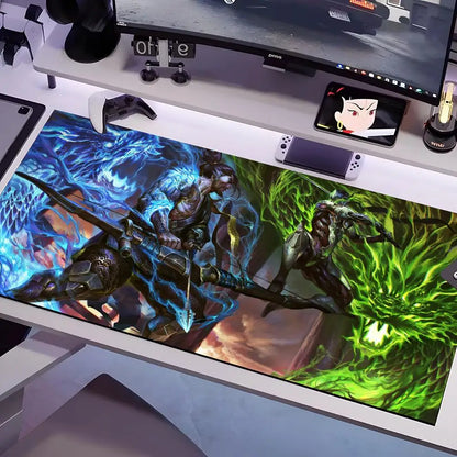 Alfombrilla de ratón Overwatch antideslizante de goma, varios tamaños, formato cuadrado grande para ordenador, oficina y gaming