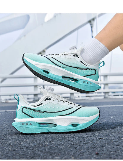 Running Shoes Carbon Board Speciality Marathon Men Sports Breathable Lightweight Women's Comfortable Athletic Nonskid Sneakers