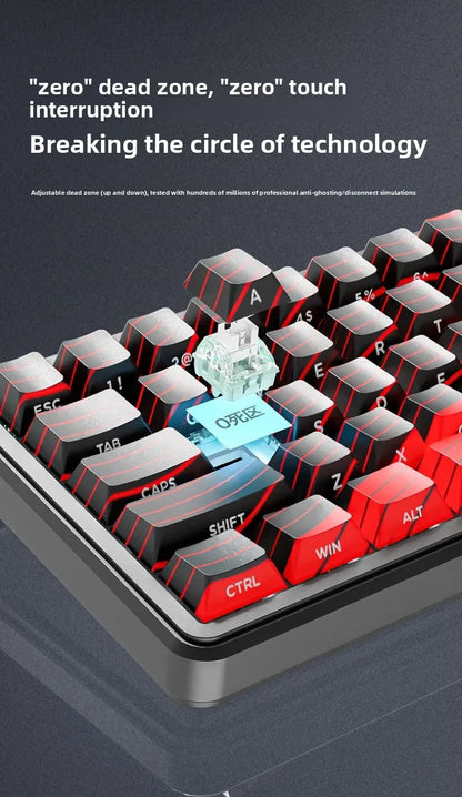 Attack Shark X65 PRO HE Magnetic Switch Keyboards 8K RT0.001mm Side Engraving Bluetooth Wireless Gaming Keyboards Windows Mac PC