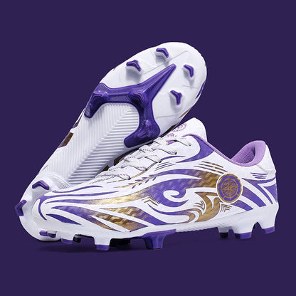 Scarpe da calcio da uomo, comode e traspiranti, per ragazzi, leggere e antiscivolo, scarpe da allenamento per erba, turf e sport all’aperto