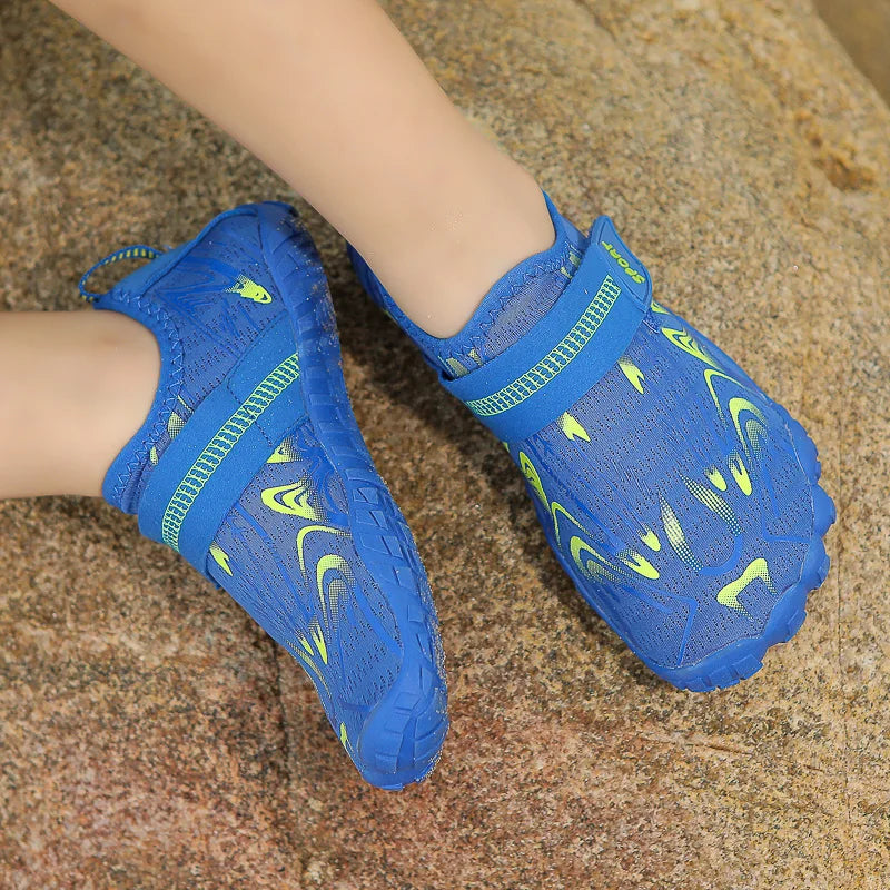Nuevos zapatos de playa y buceo rápido para niños y niñas Qianjiang, zapatos de natación, calzado para fitness en interiores y zapatos de baño 29-38#