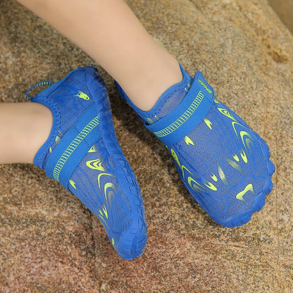 Nuevos zapatos de playa y buceo rápido para niños y niñas Qianjiang, zapatos de natación, calzado para fitness en interiores y zapatos de baño 29-38#