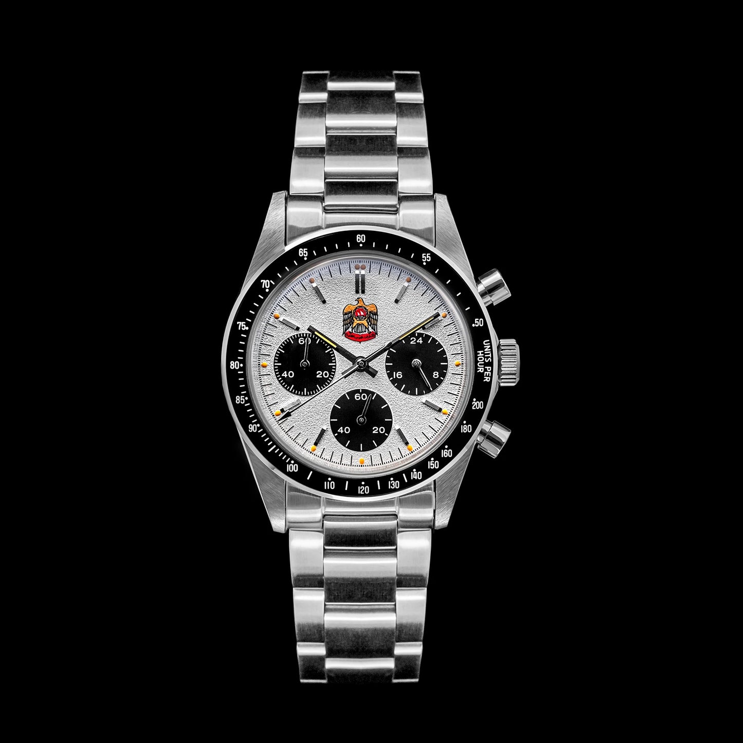 Thorn T010 37mm Quartz Watch VK63 Movement Mens Chronograph Watch Sapphire K9 Glass Luminous Waterproof Fashionable Retro Watch