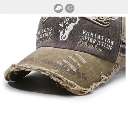 Gorra de béisbol para hombre en algodón lavado, estilo retro, para las cuatro estaciones, ideal para deporte al aire libre, accesorio de moda masculina