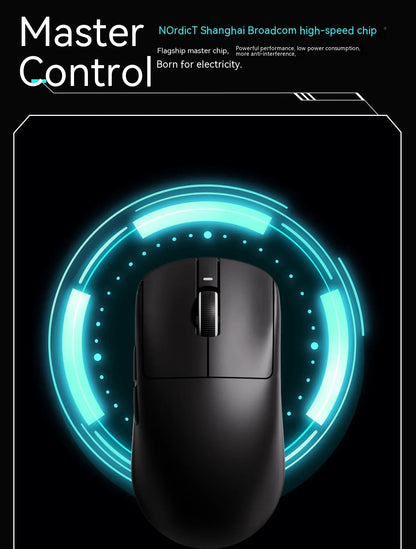 Ratón inalámbrico gaming VXE Dragonfly R1 Pro con sensor Paw3395, Nordic 52840, 2khz, Smart Speed X, baja latencia, para oficina y PC