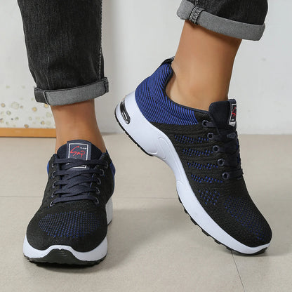 Zapatillas de hombre de moda, supertranspirables, con cordones para running - Antideslizantes, duraderas y con comodidad acolchada - Zapatillas de moda para hombre