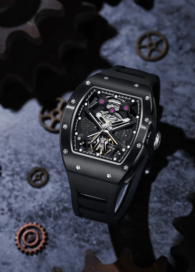 TAKE THE CHANCE Model 5 с автоматичен механизъм RMI White Label висок клас ръчен часовник колекционерски подарък за любител на часовници