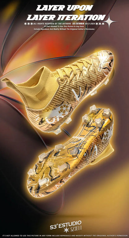 Nuove scarpe da calcio professionali da uomo antiscivolo, unisex, traspiranti, per futsal e sport, nuovi tacchetti ultraleggeri per dropshipping