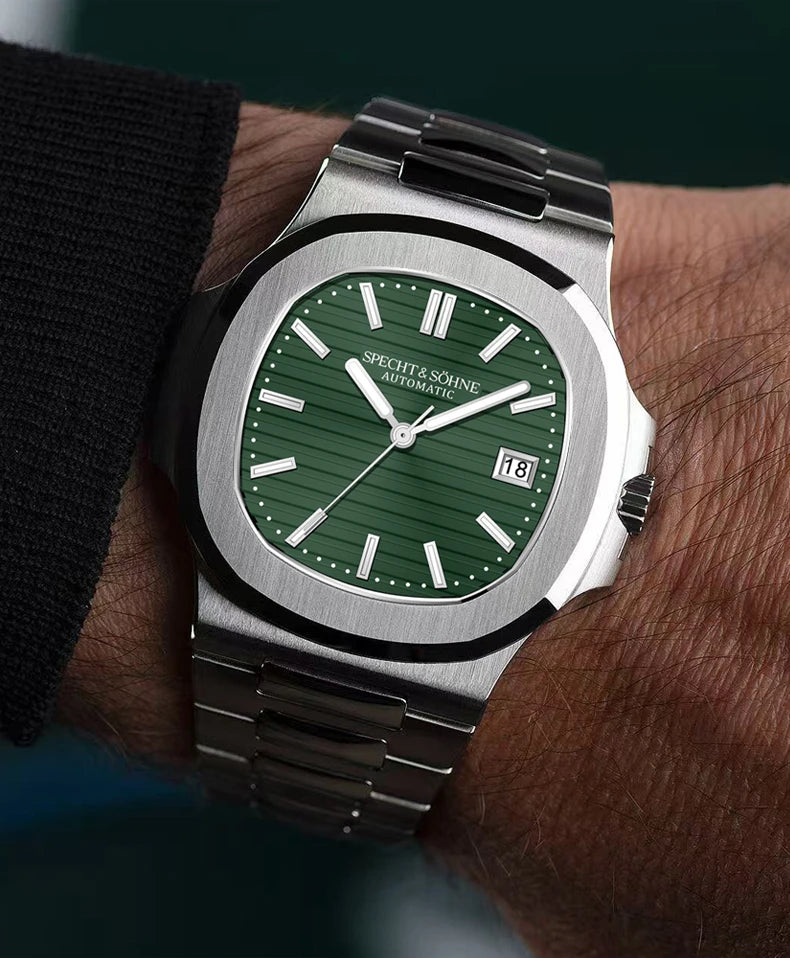 2025 Specht&Sohne New Hot Selling Men's Automatic Mechanical Watch Sapphire Crystal Stainless Steel Sports Watch Waterproof 50M