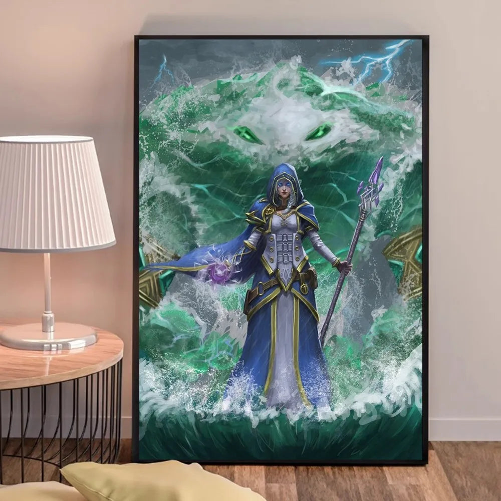 World of Warcraft Game Poster Good Quality Prints and Posters HD Quality Poster Wall Art Painting Study Home Decor