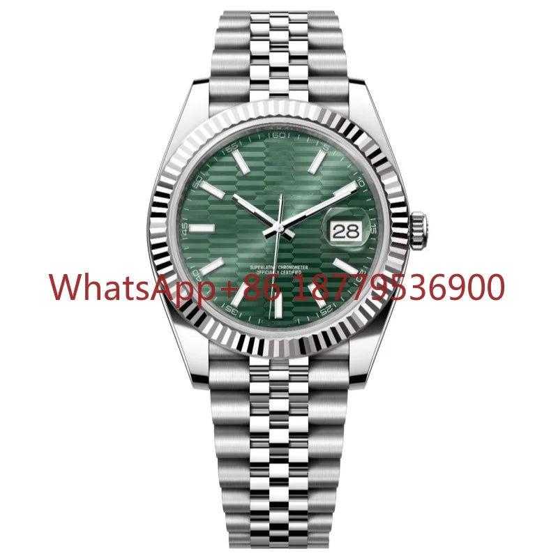 2026 Men's 904L Stainless Steel Automatic Mechanism Sapphire glass 41MM Watches Customized