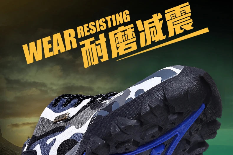 Casual Shoes Men Summer Outdoor Sneakers Women’s Footwear Trainer Waterproof Camouflage Army Shoe Male Military Shoes Tennis Jeans