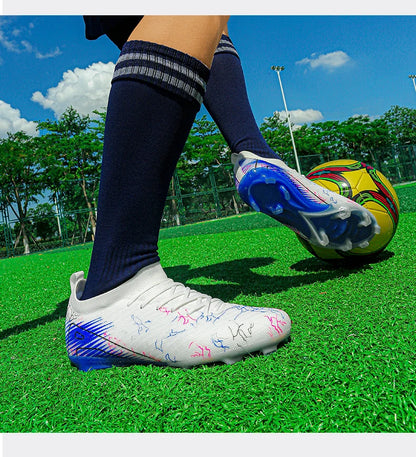 New Men's Football Boots Sneakers FG Soccer Shoes Training Wholesale Top Quality Cleats Non-Slip Drop Shipping Unisex Adult