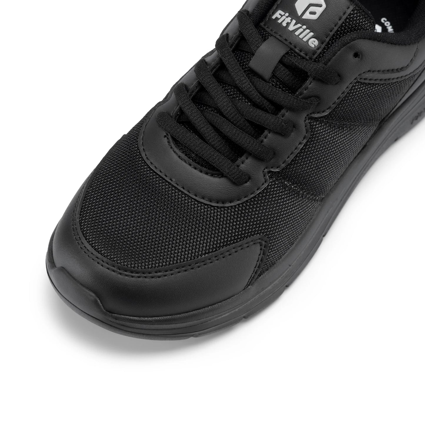 Scarpe da camminata FitVille da uomo, larghezza ampia, massima ammortizzazione, sneakers sportive leggere per alleviare il dolore da fascite plantare
