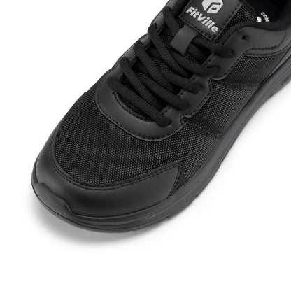 Scarpe da camminata FitVille da uomo, larghezza ampia, massima ammortizzazione, sneakers sportive leggere per alleviare il dolore da fascite plantare