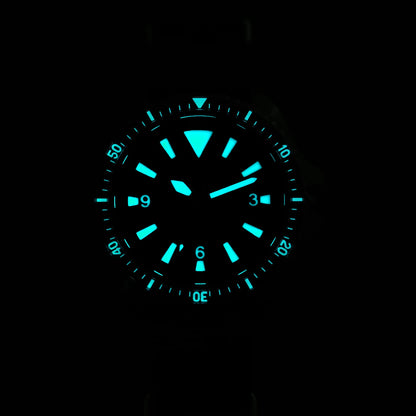 Orologio di lusso da uomo Watchdives WD1980 V3 con movimento al quarzo VH31 Sweep Seconds, vetro zaffiro con rivestimento AR e impermeabilità 10Bar
