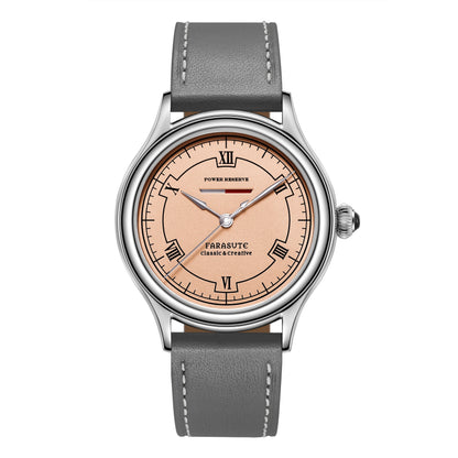 FARASUTE Luxury Men Manual Mechanical Watch Seagull Movement Power Reserve 80 Hours Sapphire Glass Stainless Steel Watch Reloj
