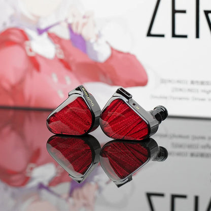 TRUTHEAR x Crinacle ZERO:RED Auricolari audiophile cablati in-ear con doppio driver dinamico 0.78 2Pin HiFi