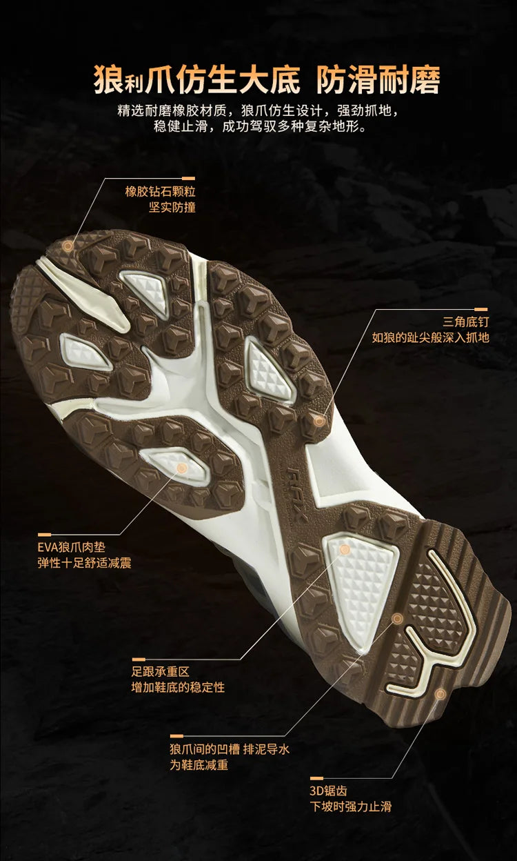 RAX Outdoor Breathable Hiking Shoes Men Lightweight Walking Trekking Wading Shoes Sport Sneakers Men Outdoor Sneakers Male