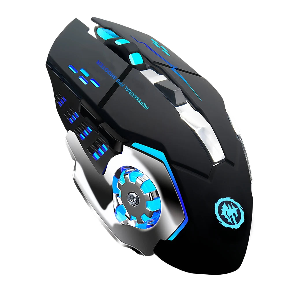 KEBIDUMEI Dual-Mode Bluetooth 5.2 -hiiri 2.4G langaton hiiri RGB-pelihiiri ladattava hiljainen hiiri 3600 DPI -hiiri kannettavalle tietokoneelle