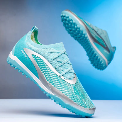 New Men's Football Boots Non-Slip Soccer Shoes Sport Outdoor Cleats Breathable Adult Long Spikes Training Boys Match Comfortable
