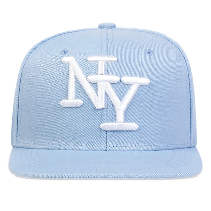 Boné unissexo de beisebol ajustável com bordado de letras, estilo hip-hop, casual, para exterior, primavera/outono, com proteção solar