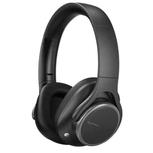 Bouton de Volume rotatif ANC suppression Active du bruit sur l'oreille sans fil Bluetooth6.0 casque pliable monté sur la tête avec micro