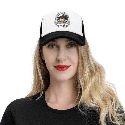 Goku Kid Ramen Dragon Ball Trucker Hat Men Women Vintage Anime Manga Hats Sports Cap Adjustable Polyester Baseball Caps Summer