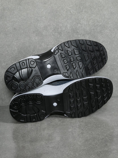 Scarpe da uomo, scarpe casual da uomo, mesh traspirante, ammortizzate ad aria, suola morbida, scarpe sportive alla moda color block