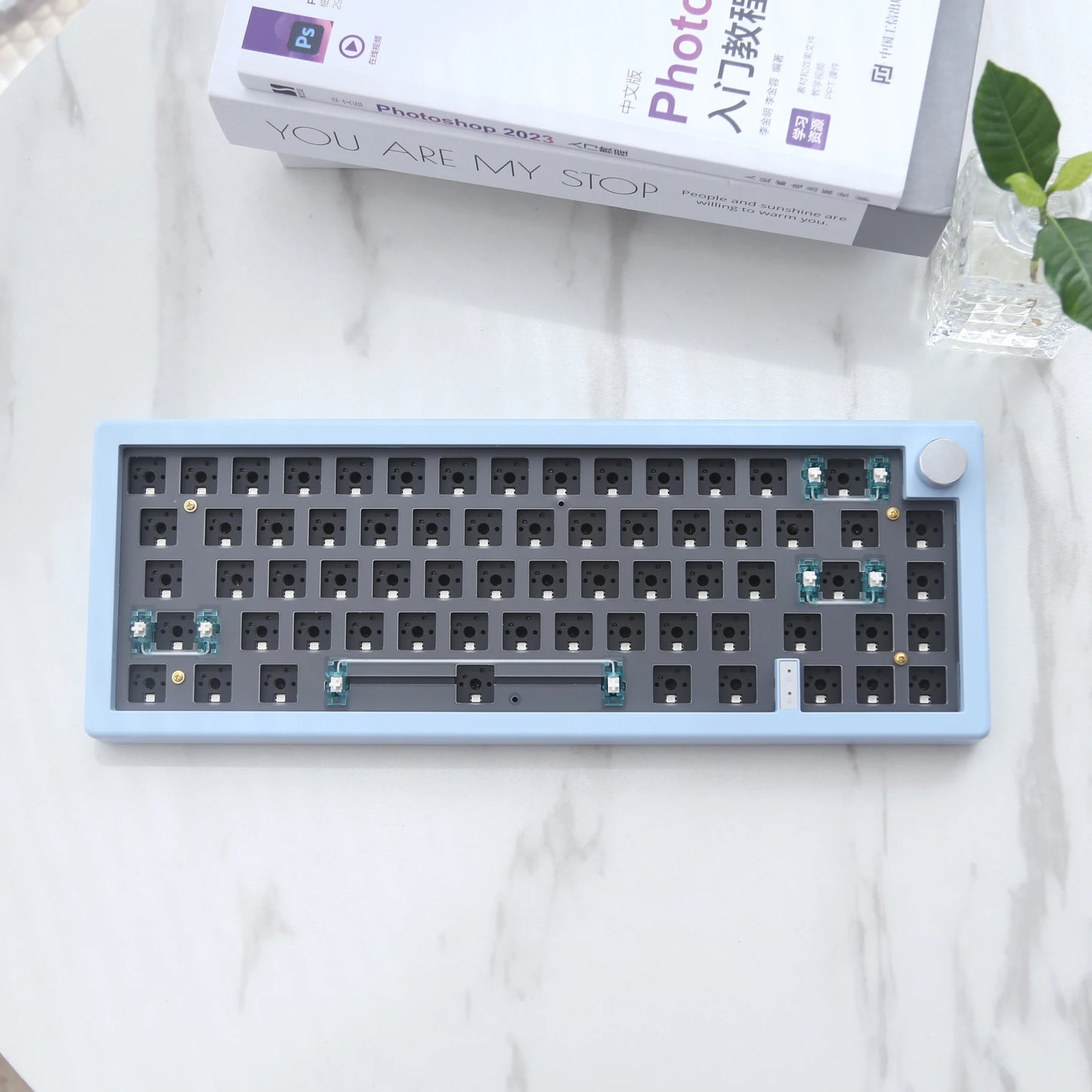 Kit de teclado mecánico personalizado GMK67 65% Gasket Bluetooth 2.4G inalámbrico, intercambiable en caliente, con retroiluminación RGB