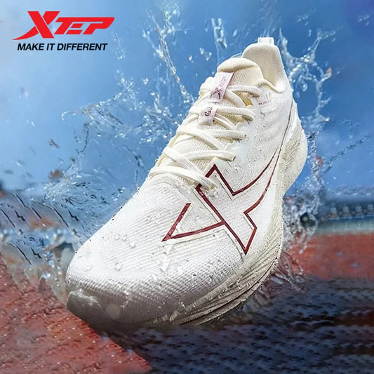 Xtep 2000km Men's Running Shoes 2025 Winter Water Proof Stronger Propulsive Force Cushion Shock Absorption Sneakers 875419110019