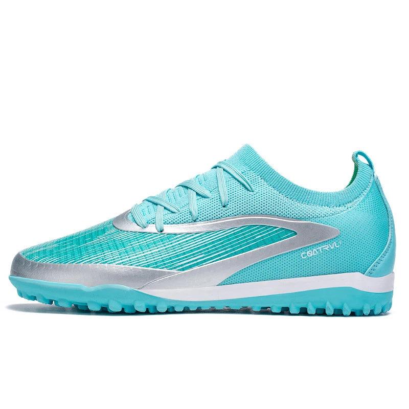 Botas de fútbol TF para hombre, zapatillas resistentes para cancha Society, transpirables para adulto, calzado masculino de fútbol para entrenamiento, alta calidad, con tacos