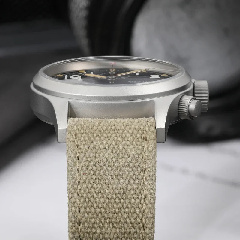 Orologio cronografo al quarzo Militado VK61 VK67, 39mm, cassa in acciaio inox 316L, 3 quadranti, impermeabile 100M, orologio militare multifunzione