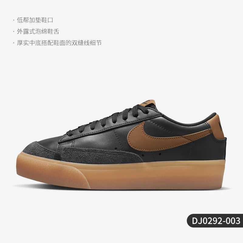 Nike originale efterår/vinter-sneakers til kvinder med tyk sål DJ0292-003